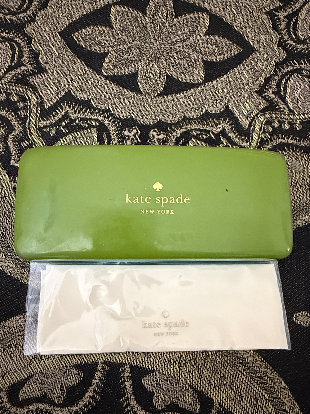 Kate Spade New York Green & Blue Eyeglass Sunglasses Case w/ Original Packaging